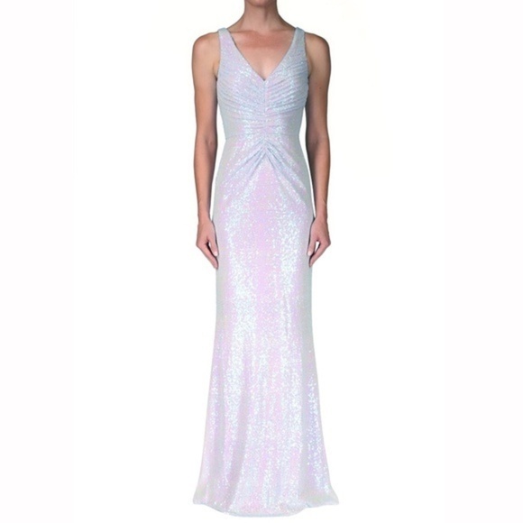 Badgley Mischa. Sparkling Mermaid Sequin Gown. - Picture 1 of 15